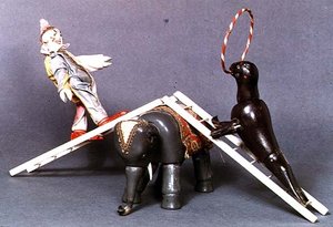 ハンプティダンプティサーカスのおもちゃ（塗装済み木材）